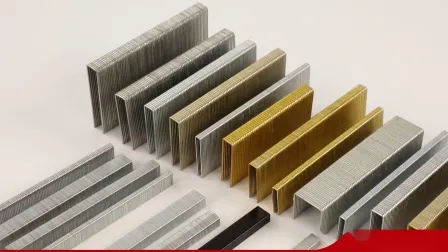 가구 및 실내 장식품용 산업용 와이어 스테이플(10F 또는 53 시리즈)